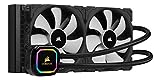 Corsair iCUE H115i RGB Pro XT, 280mm Radiator, Dual 140mm PWM Fans, Software Control, Liquid CPU Cooler