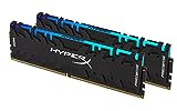 HyperX Predator DDR4 RGB 16GB 2933MHz CL15 DIMM(Kit of 2) XMP RAM Memory with Infrared Sync Technology Memory - Black (HX429C15PB3AK2/16)