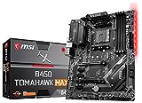 MSI Arsenal Gaming AMD Ryzen 2ND and 3rd Gen AM4 M.2 USB 3 DDR4 DVI HDMI Crossfire ATX Motherboard (B450 TOMAHAWK Max) (B450TOMAMAX)
