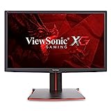 ViewSonic XG2401 24 Inch 1080p 1ms 144 Hz Gaming Monitor with FreeSync Premium Eye Care Advanced Ergonomics HDMI and DP,Black
