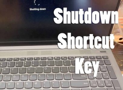 How to shut down a Lenovo laptop?