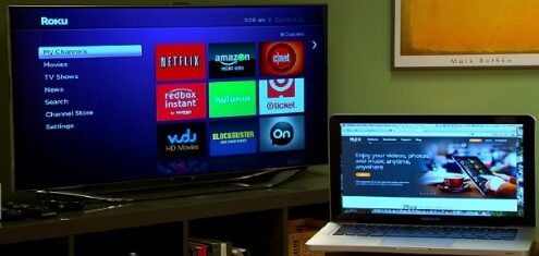 Can you use a Roku stick on the laptop?