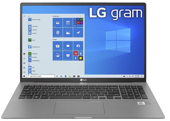 4. LG Gram 17Z90N-Laptop 17" IPS Ultra-Lightweight, 